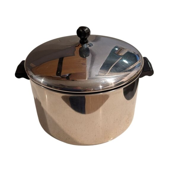 Farberware 8-Quart Aluminum Clad Stainless Steel Stock Pot Lid soup stew - Picture 8 of 16